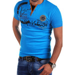 Mens Polo Shirt Short Sleeve Brands Fashion Slim