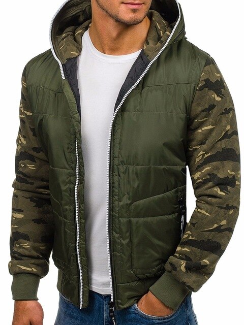 Winter Jackets Parka Men Camouflage Military Hooded