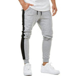 Men Side Striped Patchwork Pants