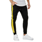 Men Side Striped Patchwork Pants