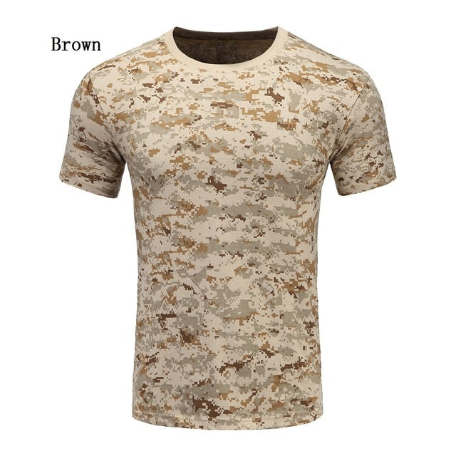 New t shirt Camouflage Military Outdoor Casual T-Shirt