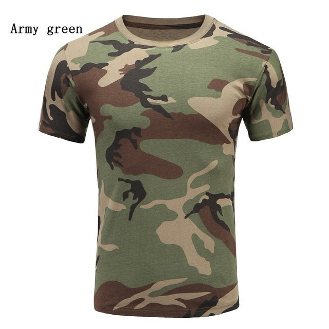 New t shirt Camouflage Military Outdoor Casual T-Shirt