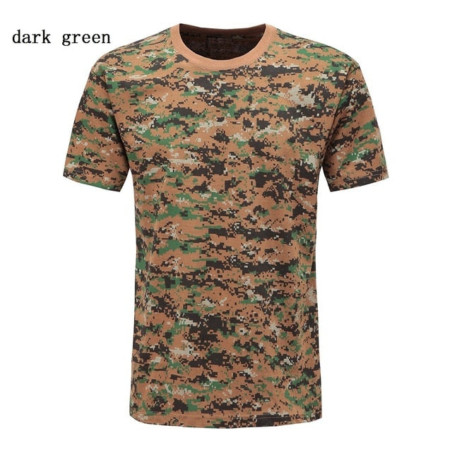 New t shirt Camouflage Military Outdoor Casual T-Shirt