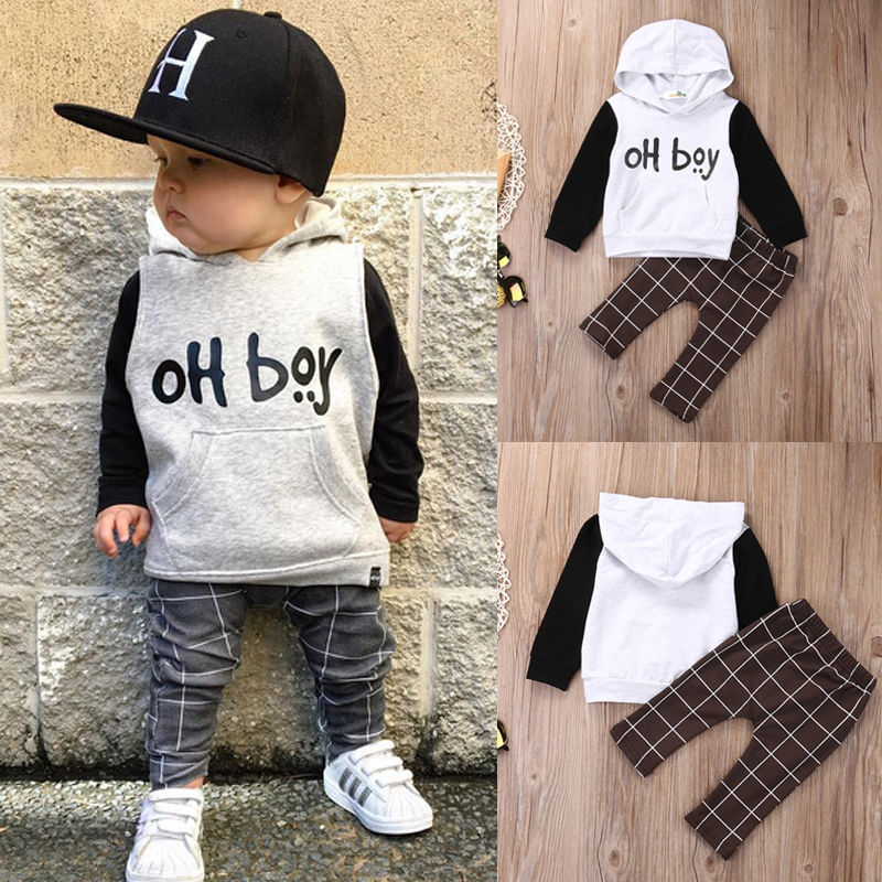 2pcs Toddler Kids Baby Boy Clothes Set