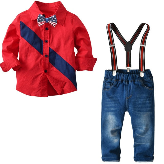 Kid Boy Clothes Set Cool 2PCS