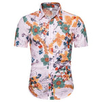 Floral Printed Hawaiian Mens Shirt 2020 Beach