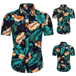 2020 New Hawaiian Shirt Men Summer Short Sleeve