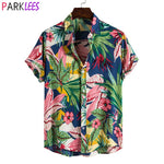 Floral Hawaiian Shirts for Men 2020 Funky Casual