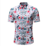 Mens Hawaiian Shirt Male Casual  masculina