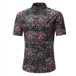 Mens Hawaiian Shirt Male Casual  masculina