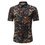 Mens Hawaiian Shirt Male Casual  masculina