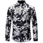 2020 Mens Hawaiian Shirt Male Casual