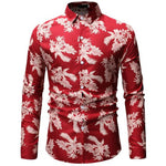 2020 Mens Hawaiian Shirt Male Casual