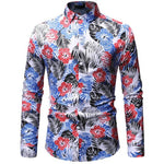 2020 Mens Hawaiian Shirt Male Casual