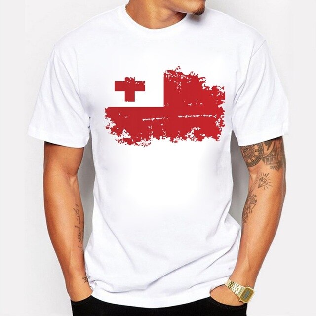 Tonga Flag T shirt Men Fashion