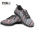 Sneakers Women Flats Brand Designer Polynesian style