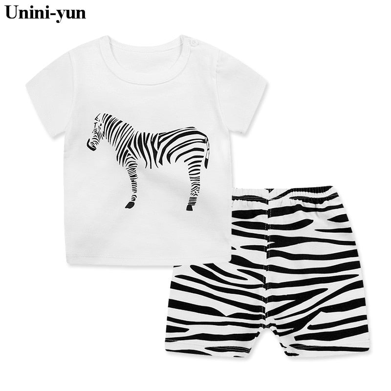 Kids clothes Summer Baby Boy Clothes Monkey toddler Sets