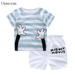 Kids clothes Summer Baby Boy Clothes Monkey toddler Sets