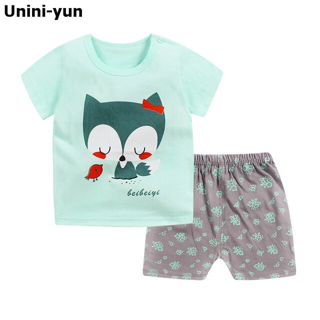 Kids clothes Summer Baby Boy Clothes Monkey toddler Sets