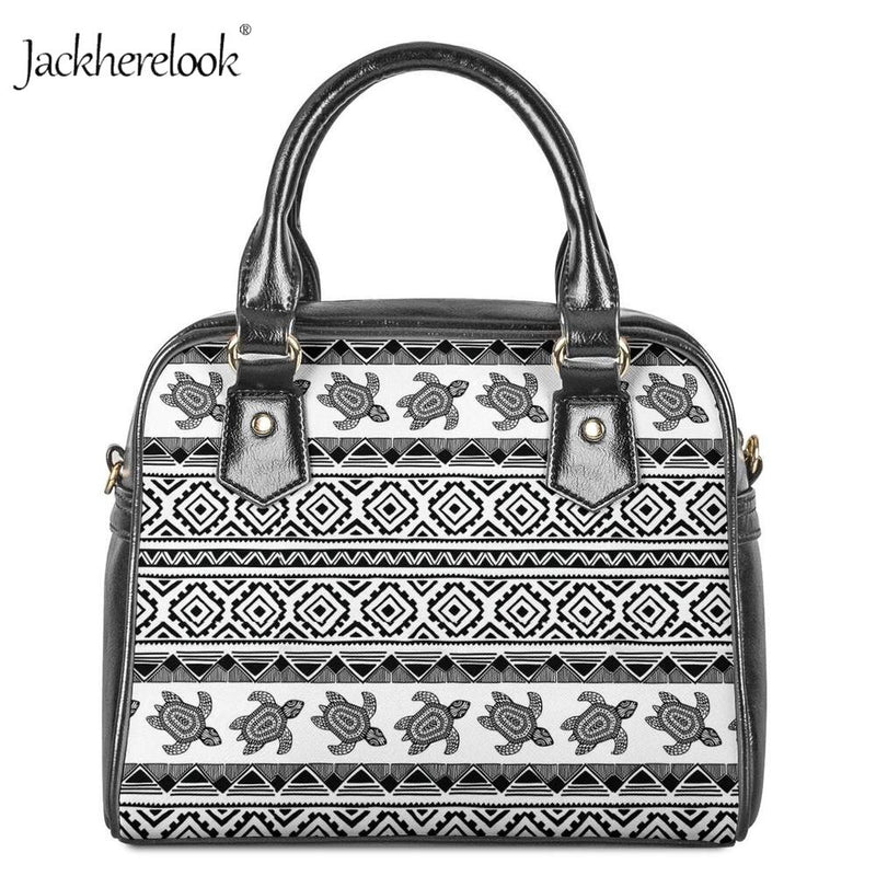 Sea Turtle Pattern Women Handbag Polynesian style