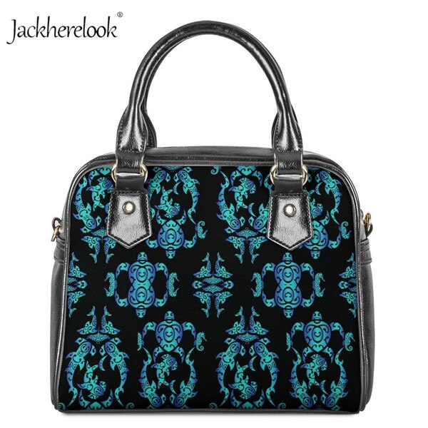 Sea Turtle Pattern Women Handbag Tribal