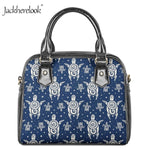 Sea Turtle Pattern Women Handbag Tribal