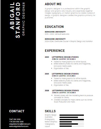 Resume Design