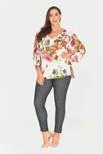 Taliyah Floral Chiffon Top